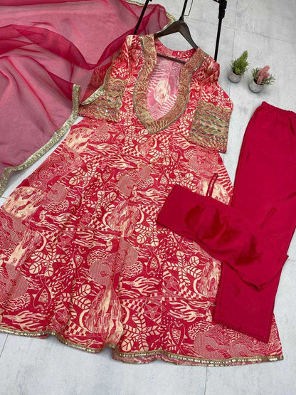 Georgette  Indo Western Dresses