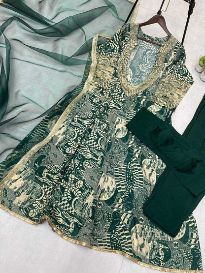 Georgette  Indo Western Dresses