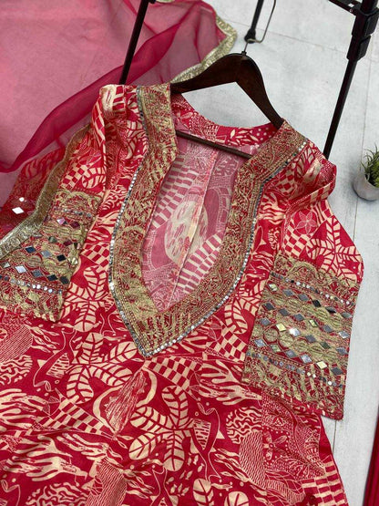 Georgette  Indo Western Dresses