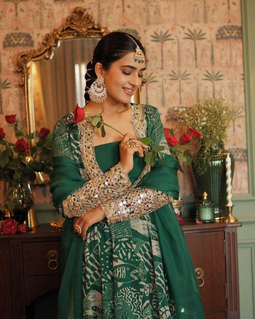 Georgette  Indo Western Dresses