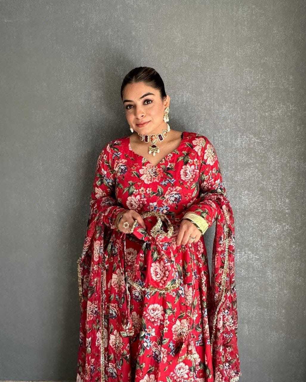 Georgette  Gowns Plus Size Collections