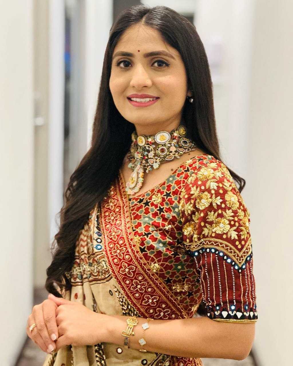 Navratri Chaniya Choli Muslin Cotton Mirror Work Lehenga