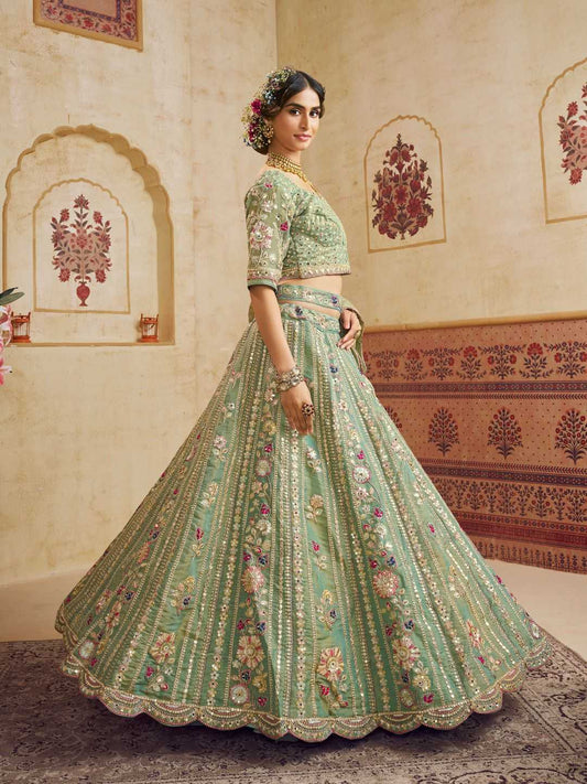 Net Lehengas Wedding Collections