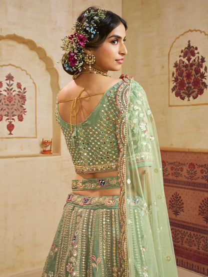 Net Lehengas Wedding Collections