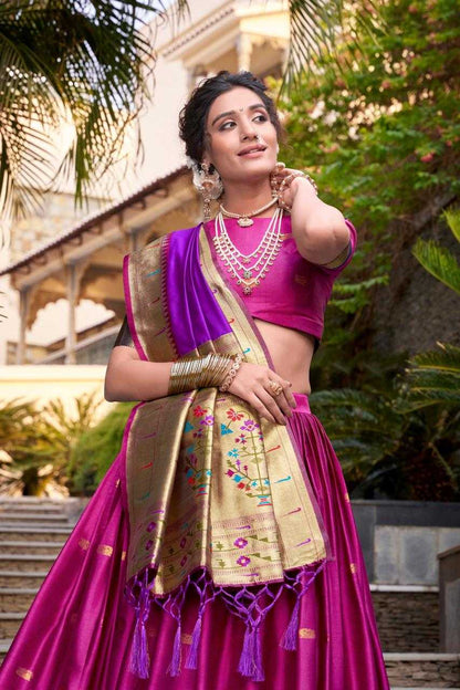 Paithani Silk  Zari Work  Wedding  /  Festive Collections
