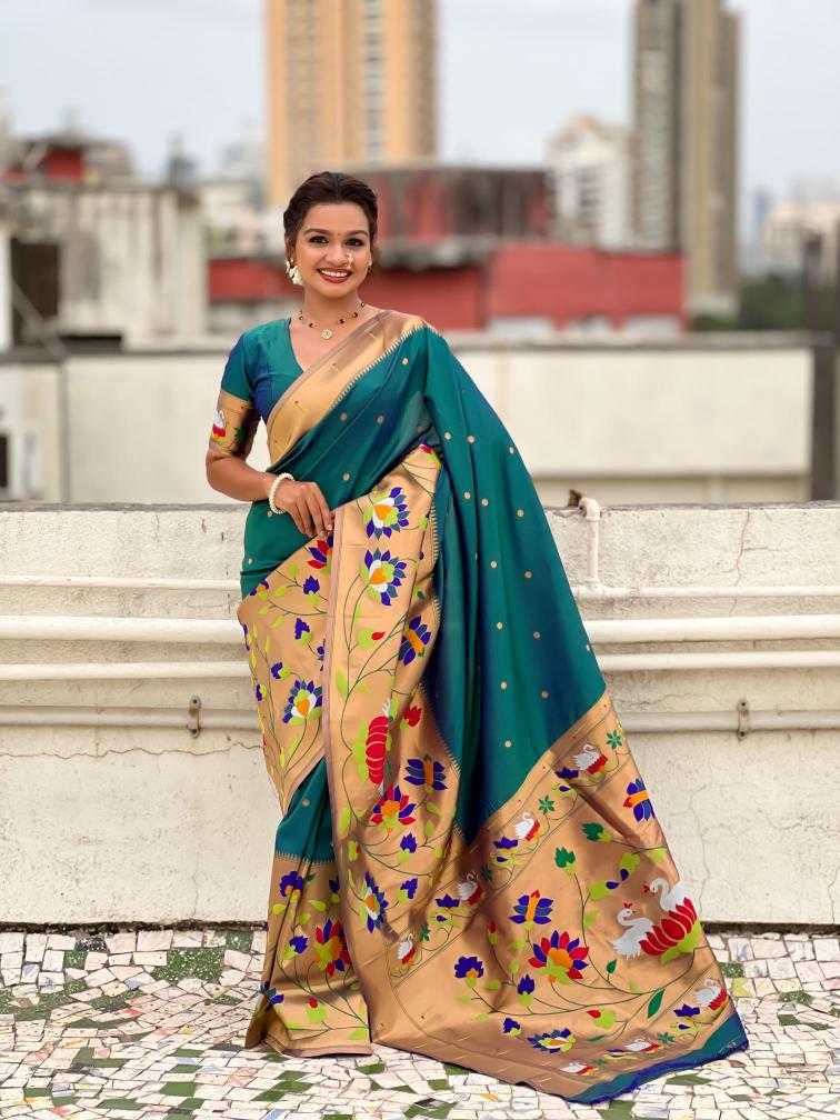 Paithani Silk Zari Border  Festive Collections