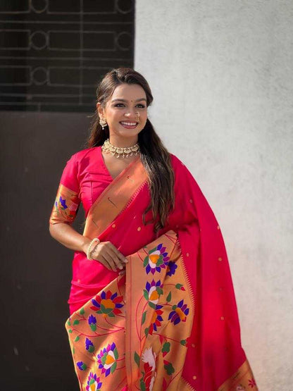 Paithani Silk Zari Border  Festive Collections