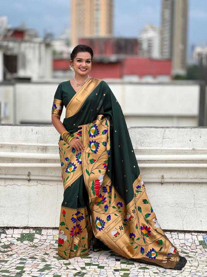 Paithani Silk Zari Border  Festive Collections
