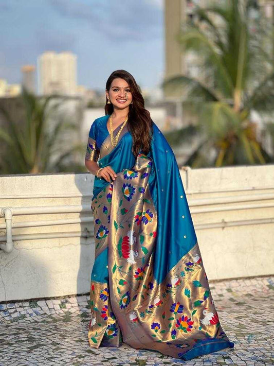 Paithani Silk Zari Border  Festive Collections