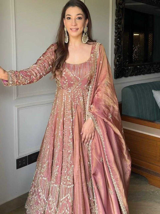 Silk Sharara Salwar Suit