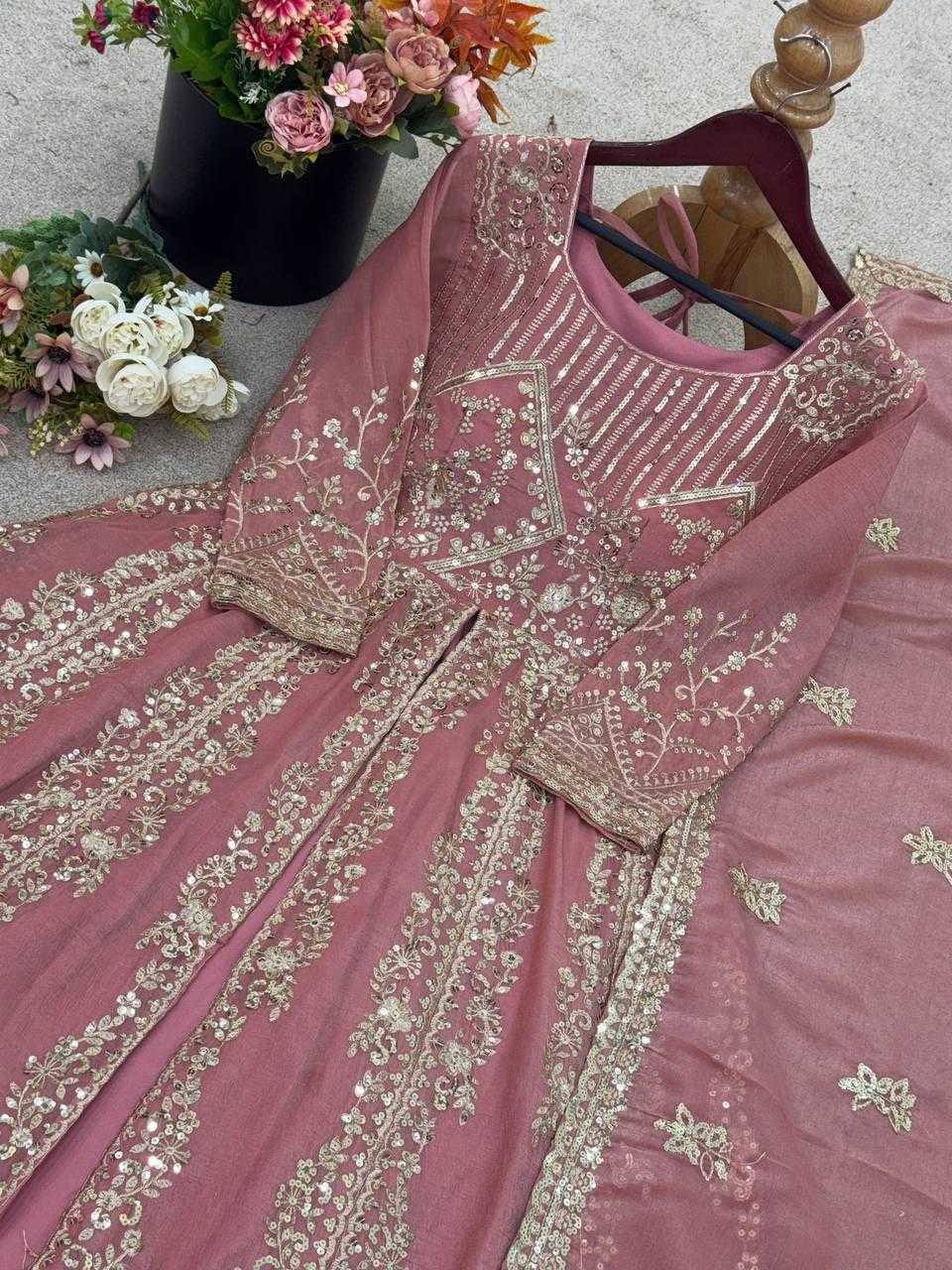 Silk Sharara Salwar Suit