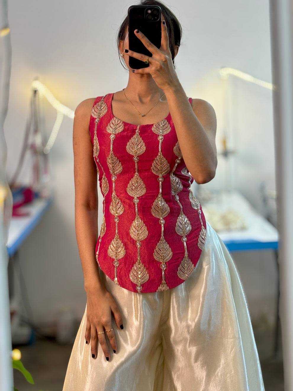 Soft chinon indo Western Wears Festive Collections
