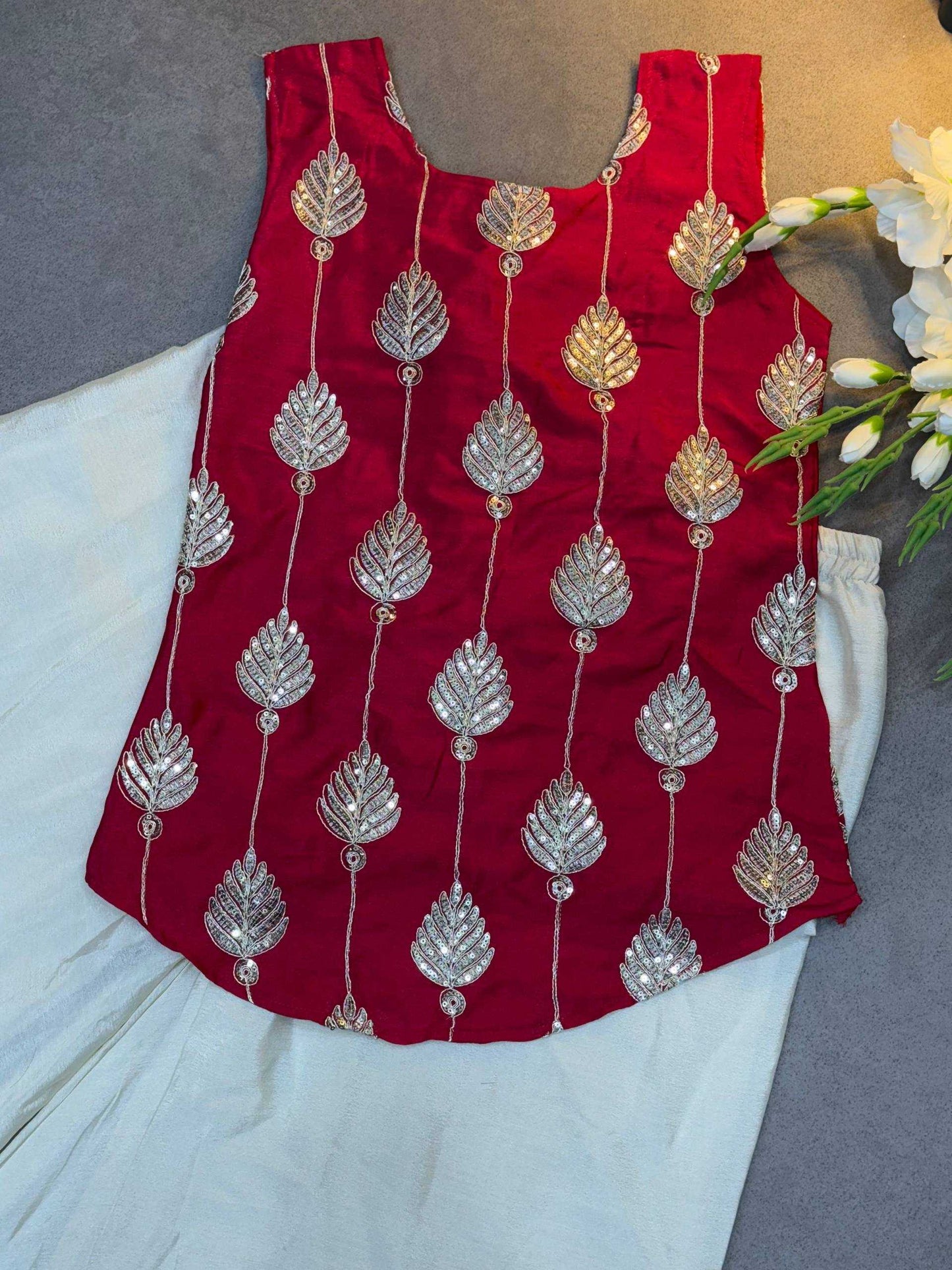 Soft chinon indo Western Wears Festive Collections