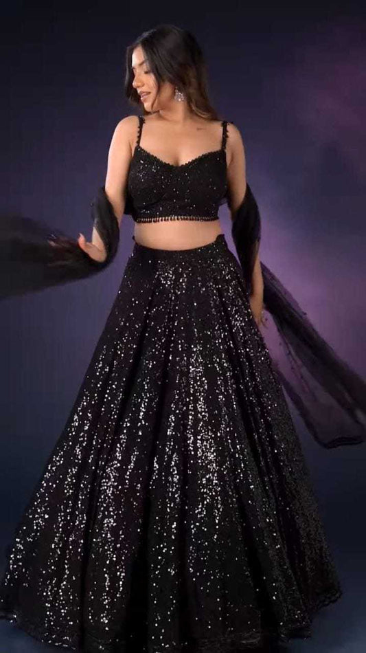 Soft Net  Designer Lehengas Plus Size Collections