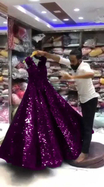 Soft Net  Gowns Plus Size Collections