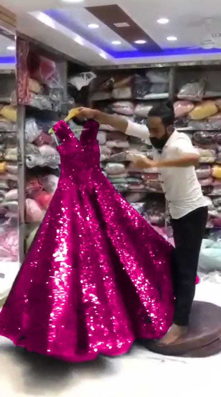 Soft Net  Gowns Plus Size Collections