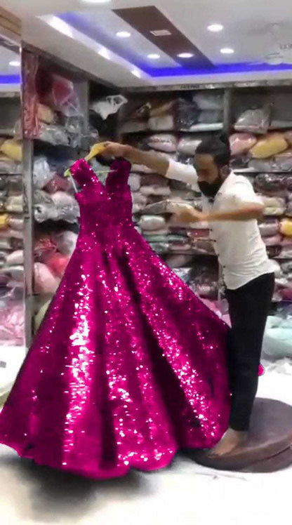 Soft Net  Gowns Plus Size Collections