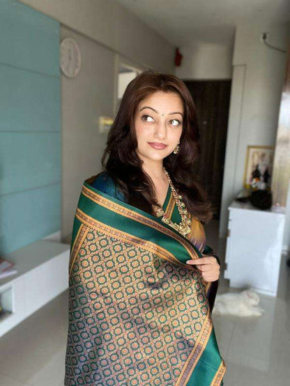 Soft Silk  Sarees  Zari Border Sarees